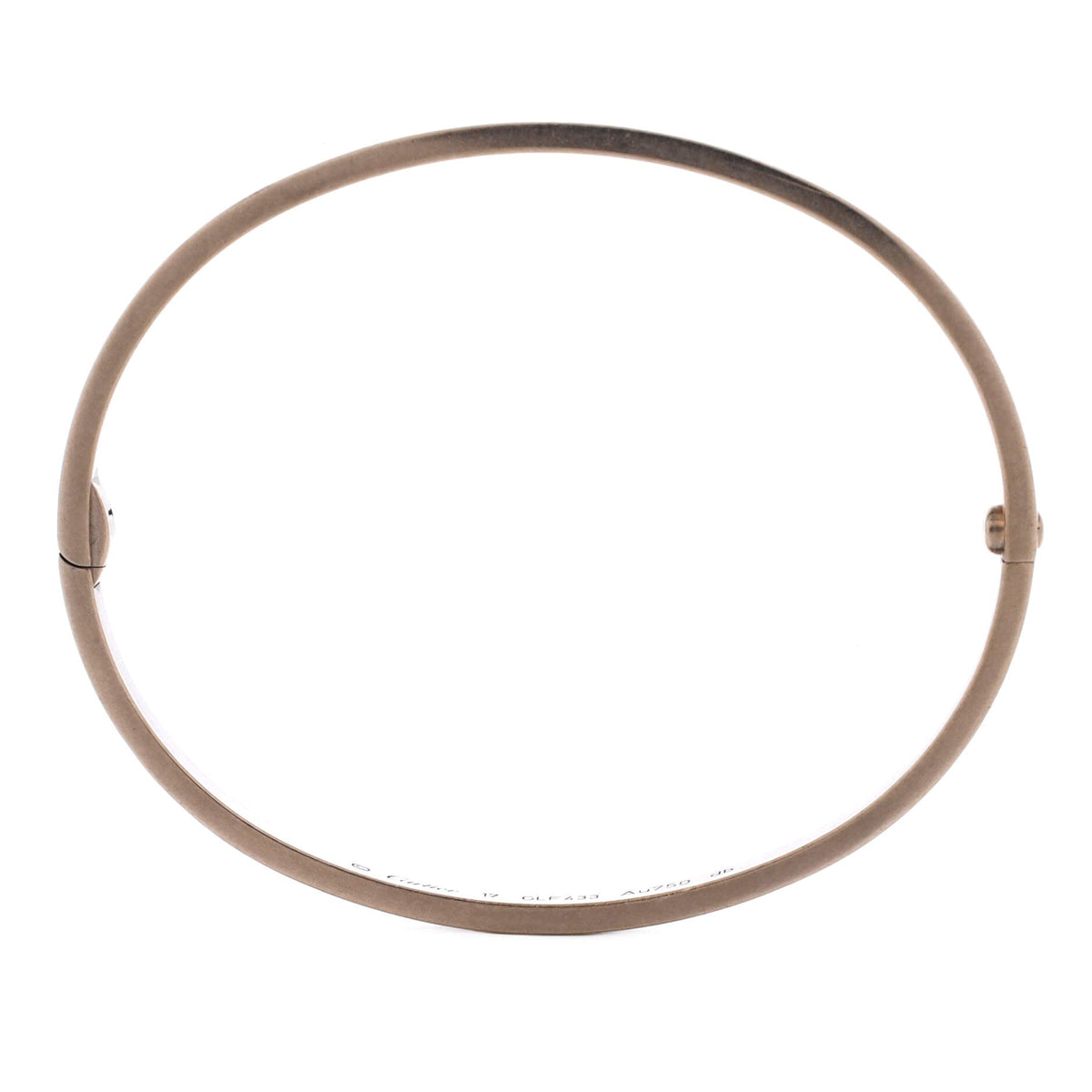 Cartier Love Bracelet 18K White Gold Small 16 – view 3