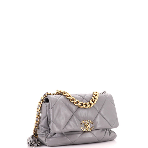 Chanel 19 Flap Bag Quilted Leather Large – view 2