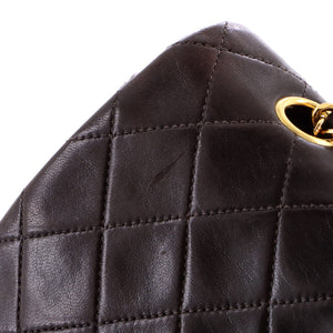 Chanel Vintage Classic Double Flap Bag Quilted Lambskin Small - view 7