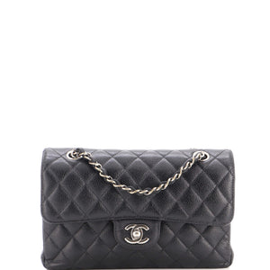 Chanel Classic Double Flap Bag Quilted Caviar Small - view 1