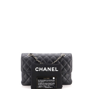 Chanel Classic Double Flap Bag Quilted Caviar Small - view 2