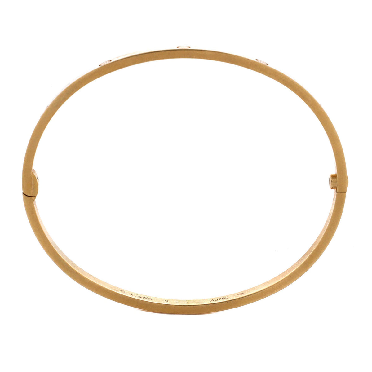 Cartier Love Bracelet 18K Yellow Gold Small 19 – view 3