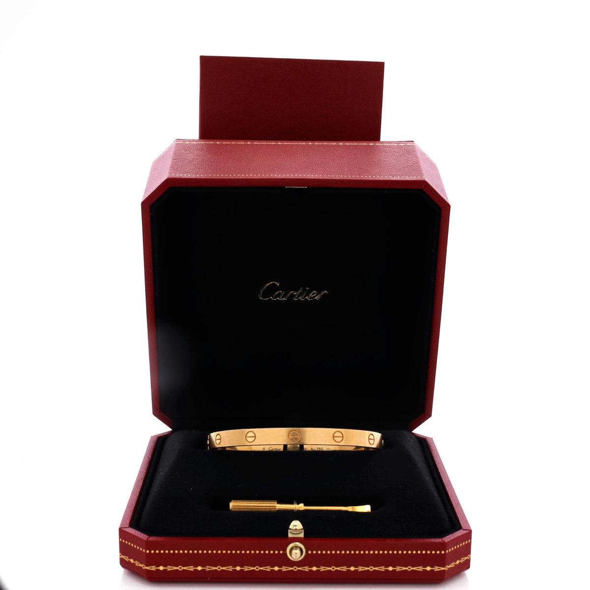 Cartier Love Bracelet Brushed 18K Yellow Gold 19 – view 2