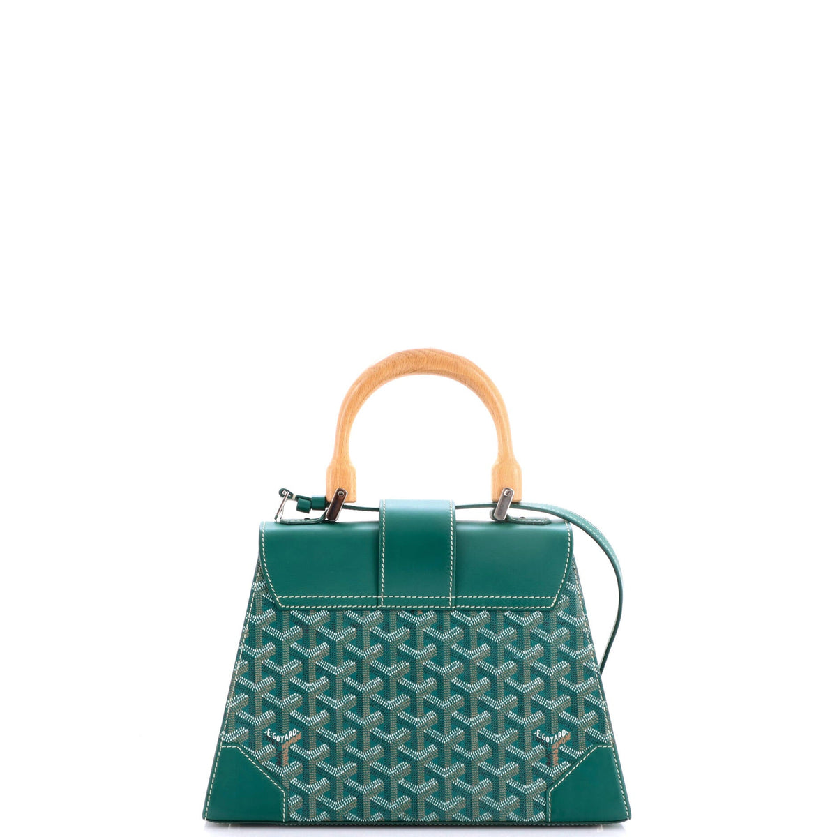 Saigon Top Handle Bag Coated Canvas with Leather PM