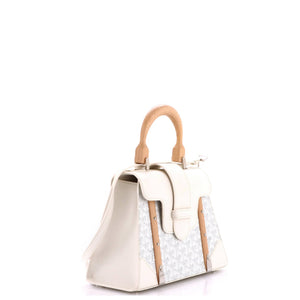 Goyard Saigon Top Handle Bag Coated Canvas with Leather PM - view 2