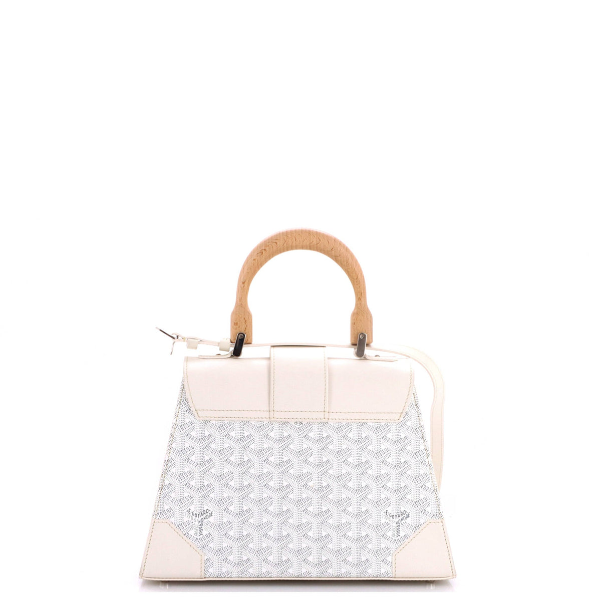 Saigon Top Handle Bag Coated Canvas with Leather PM