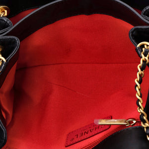 Chanel Chain Woven CC Accordion Flap Bag Quilted Lambskin Mini - view 5