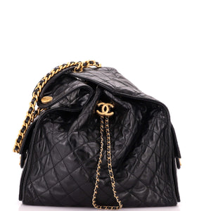 Chanel 25 Hobo Bag Quilted Shiny Crumpled Calfskin Medium - view 1
