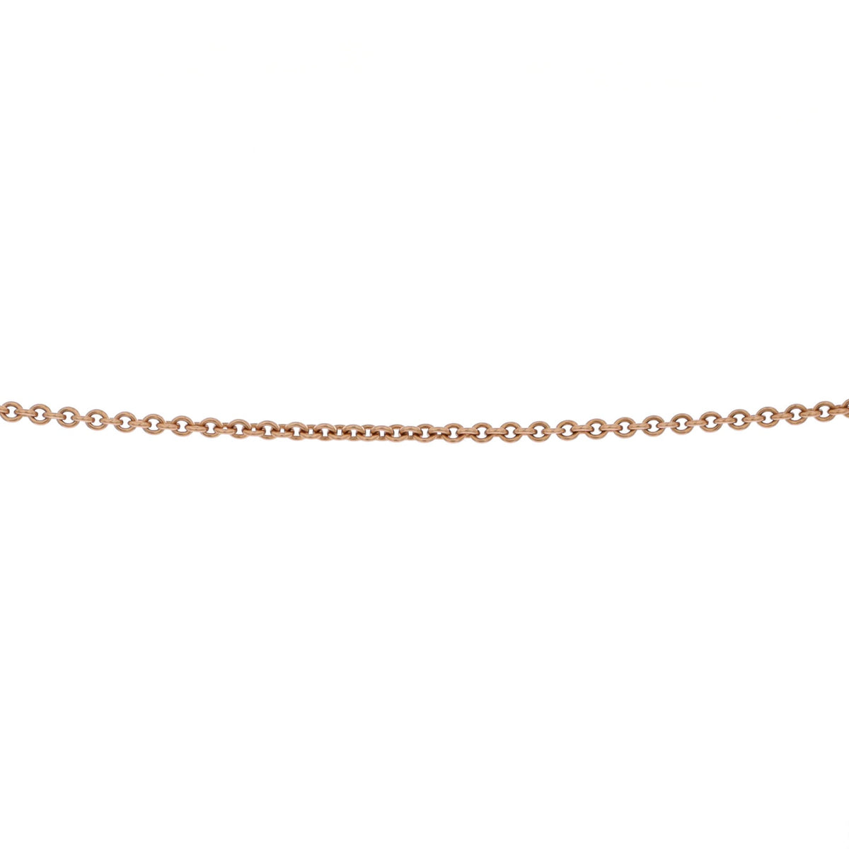 Ever Chaine d'Ancre Lariat Necklace 18K Rose Gold with Diamonds Small