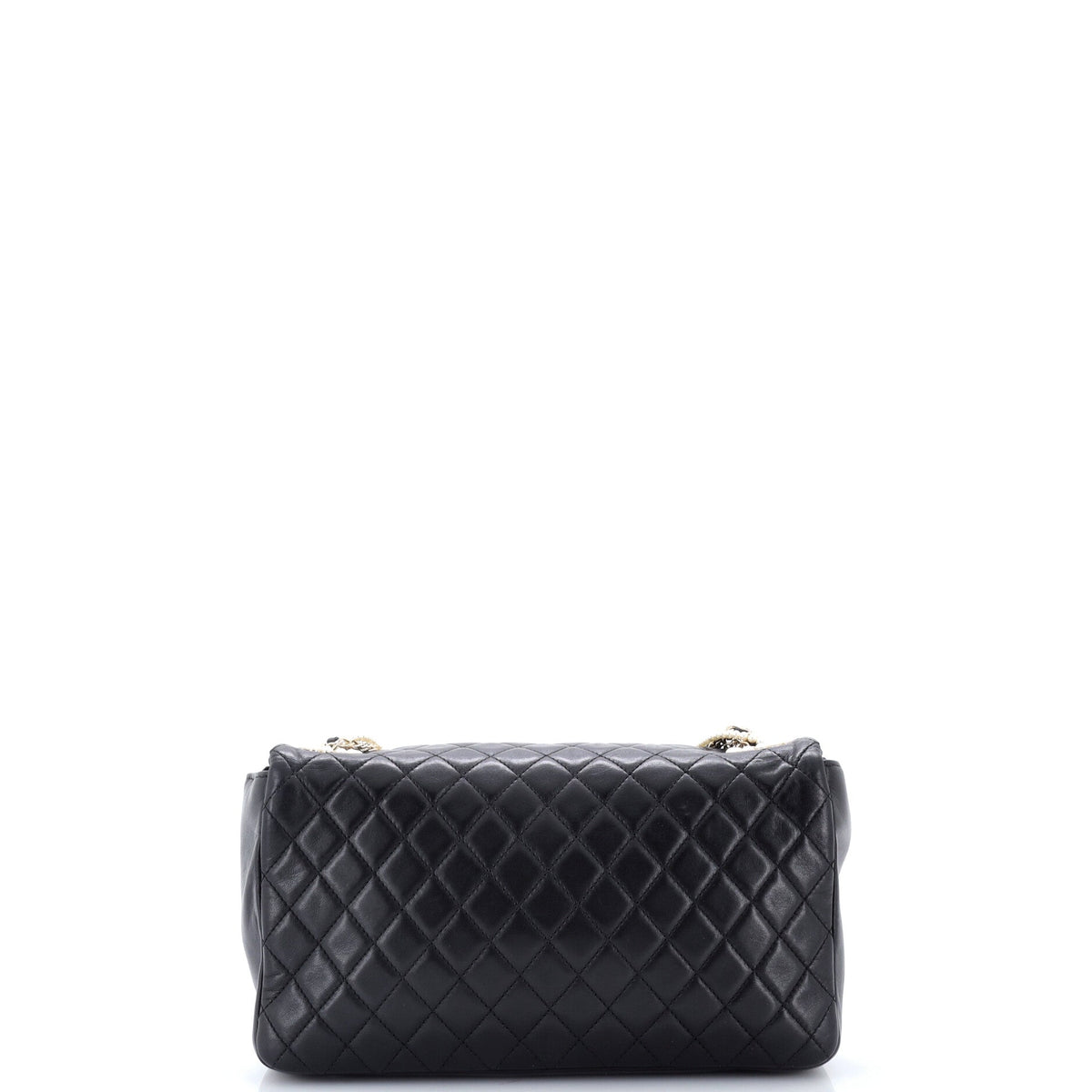 Westminster Pearl Chain Flap Bag Quilted Lambskin Medium