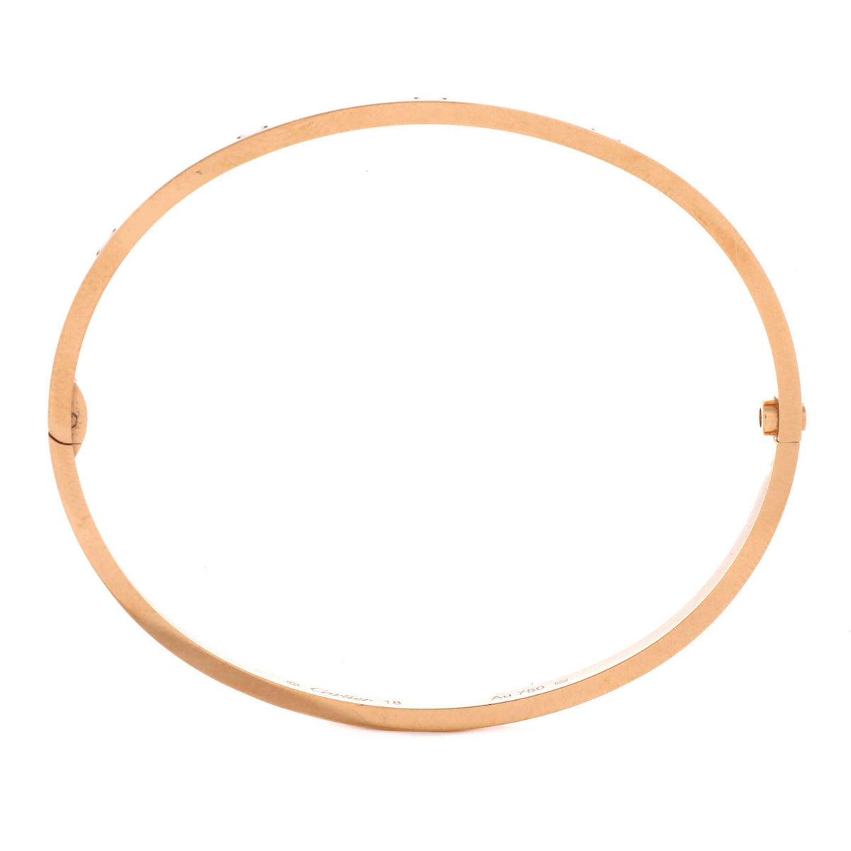 Cartier Love Bracelet 18K Rose Gold Small 19 – view 3