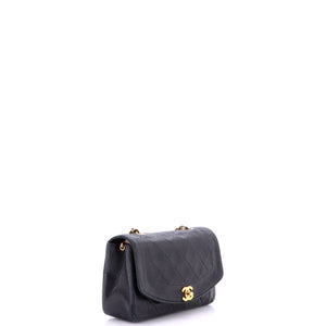 Chanel Vintage Diana Flap Bag Quilted Lambskin Small - view 2