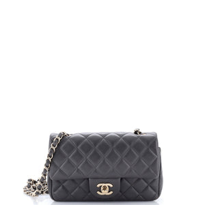 Chanel Classic Single Flap Bag Quilted Lambskin Mini - view 1
