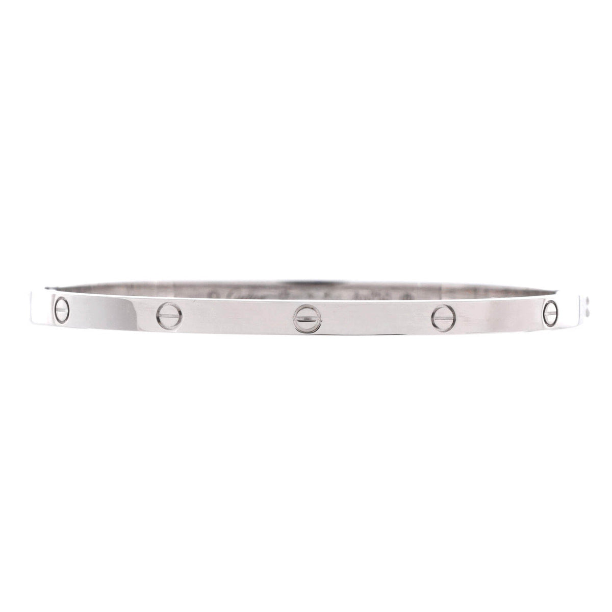 Cartier Love Bracelet 18K White Gold Small 17