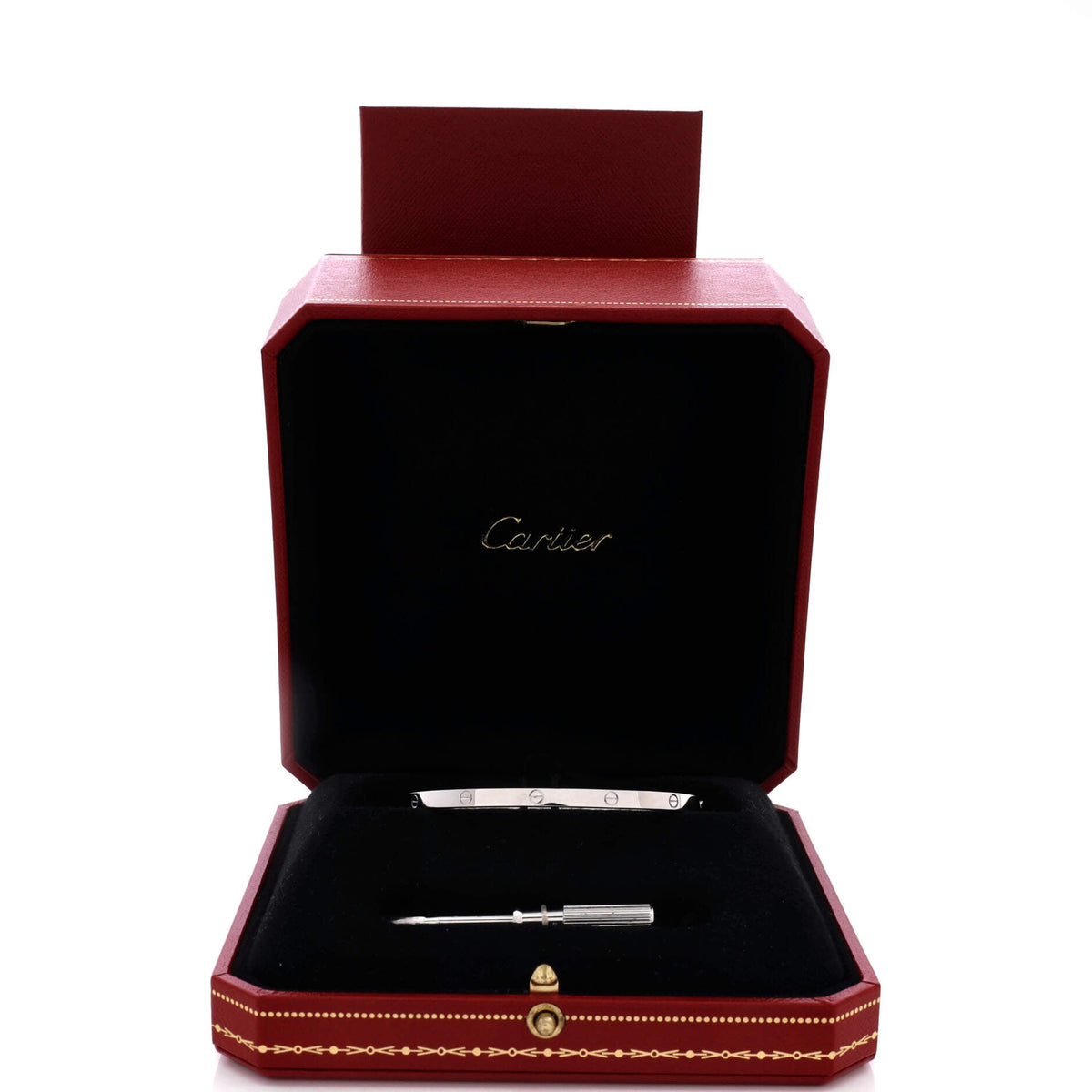 Cartier Love Bracelet 18K White Gold Small 17 – view 2