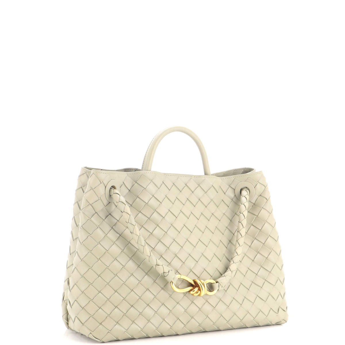Andiamo Top Handle Bag Intrecciato Nappa Medium