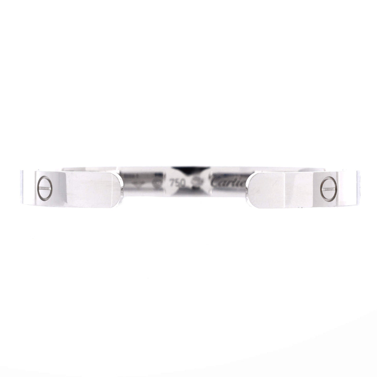 Cartier Love 1 Diamond Cuff Bracelet 18K White Gold with Diamond – view 3