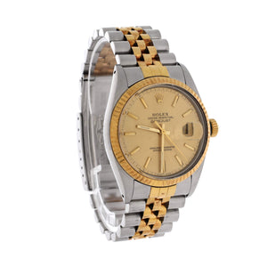 Rolex Oyster Perpetual Datejust Automatic Watch Stainless Steel and Yellow Gold 36 - view 2