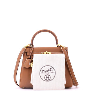 Hermes Kelly Handbag Gold Togo with Gold Hardware 25 - view 2