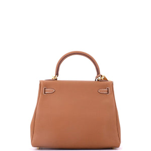 Hermes Kelly Handbag Gold Togo with Gold Hardware 25 - view 4