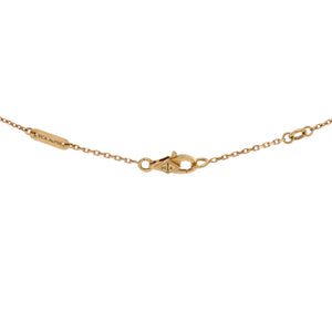 Van Cleef & Arpels Frivole Pendant Necklace 18K Yellow Gold with Pave Diamonds Mini - view 3