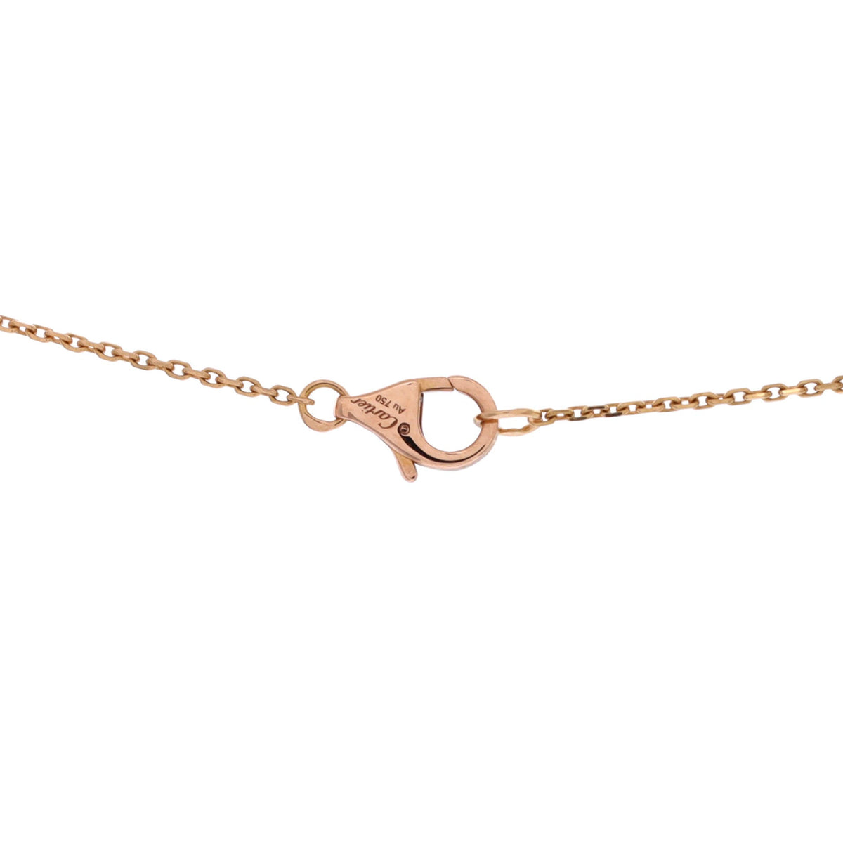 Panthere de Cartier Pendant Necklace 18K Rose Gold with Lacquer and Tsavorite Small – view 3