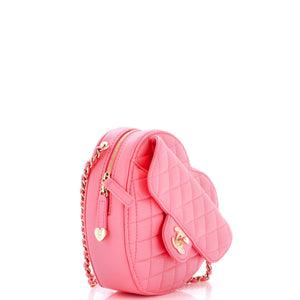 Chanel CC in Love Heart Bag Quilted Lambskin - view 2