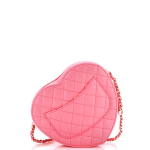 Chanel CC in Love Heart Bag Quilted Lambskin - view 3