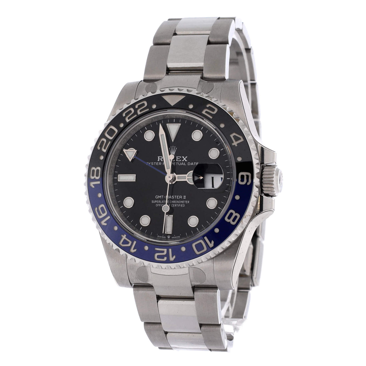 Oyster Perpetual Date GMT-Master II Batman Automatic Watch Stainless Steel and Cerachrom 40