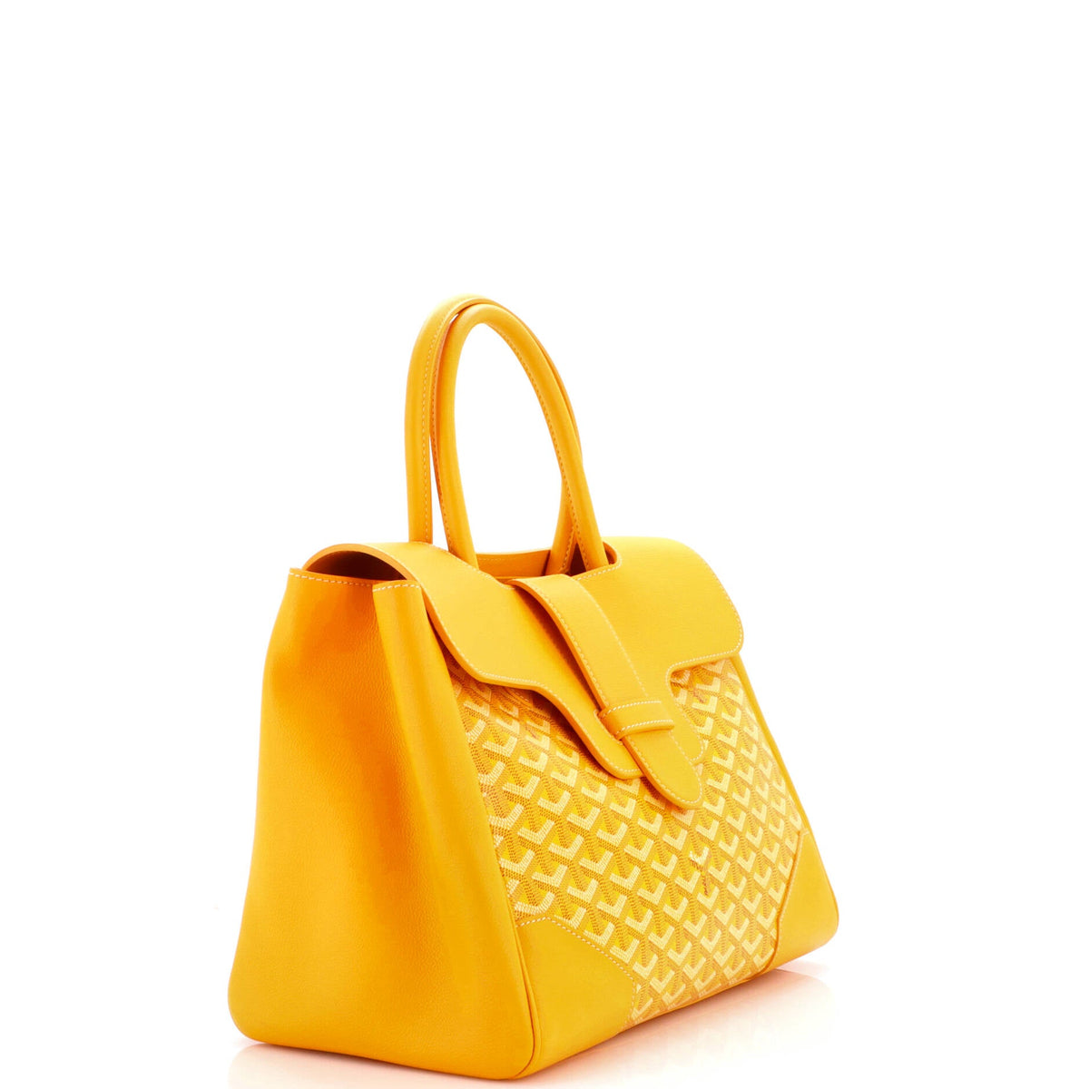 Saigon Tote Bag Coated Canvas with Leather