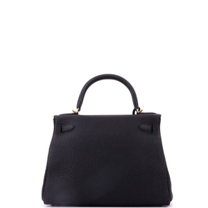 Hermes Kelly Handbag Noir Togo with Gold Hardware 28 - view 3