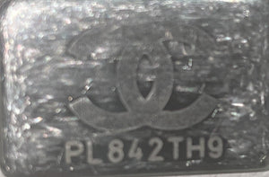 Chanel Logo Chain Shopping Tote Sequins - view 7