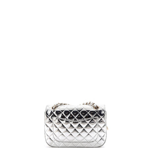Chanel Hollywood Boulevard Flap Bag with Star Coin Purse Quilted Metallic Leather Small - view 3