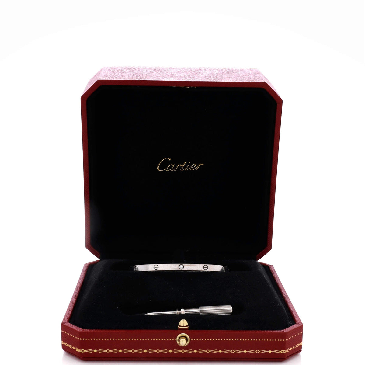Cartier Love 6 Diamond Bracelet 18K White Gold and Diamonds Small 16 – view 2