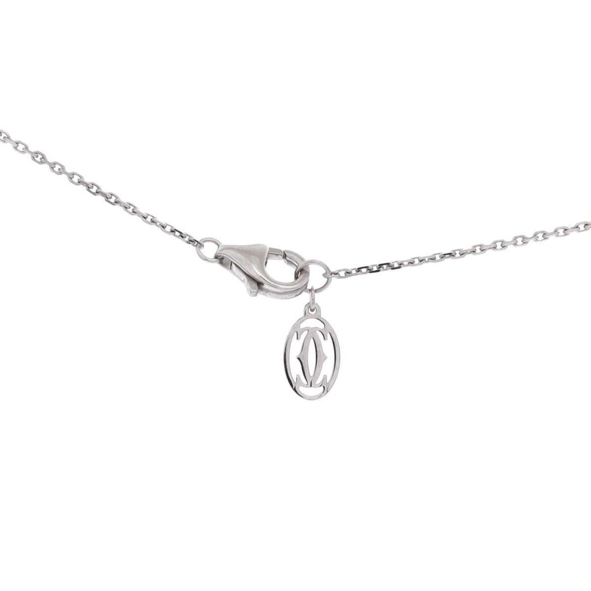 Etincelle de Cartier Cluster Pendant Necklace 18K White Gold with Diamonds 0.45CT – view 4