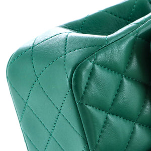 Chanel Classic Single Flap Top Handle Bag Quilted Lambskin Mini - view 6
