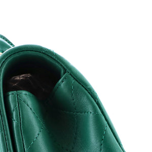 Chanel Classic Single Flap Top Handle Bag Quilted Lambskin Mini - view 7