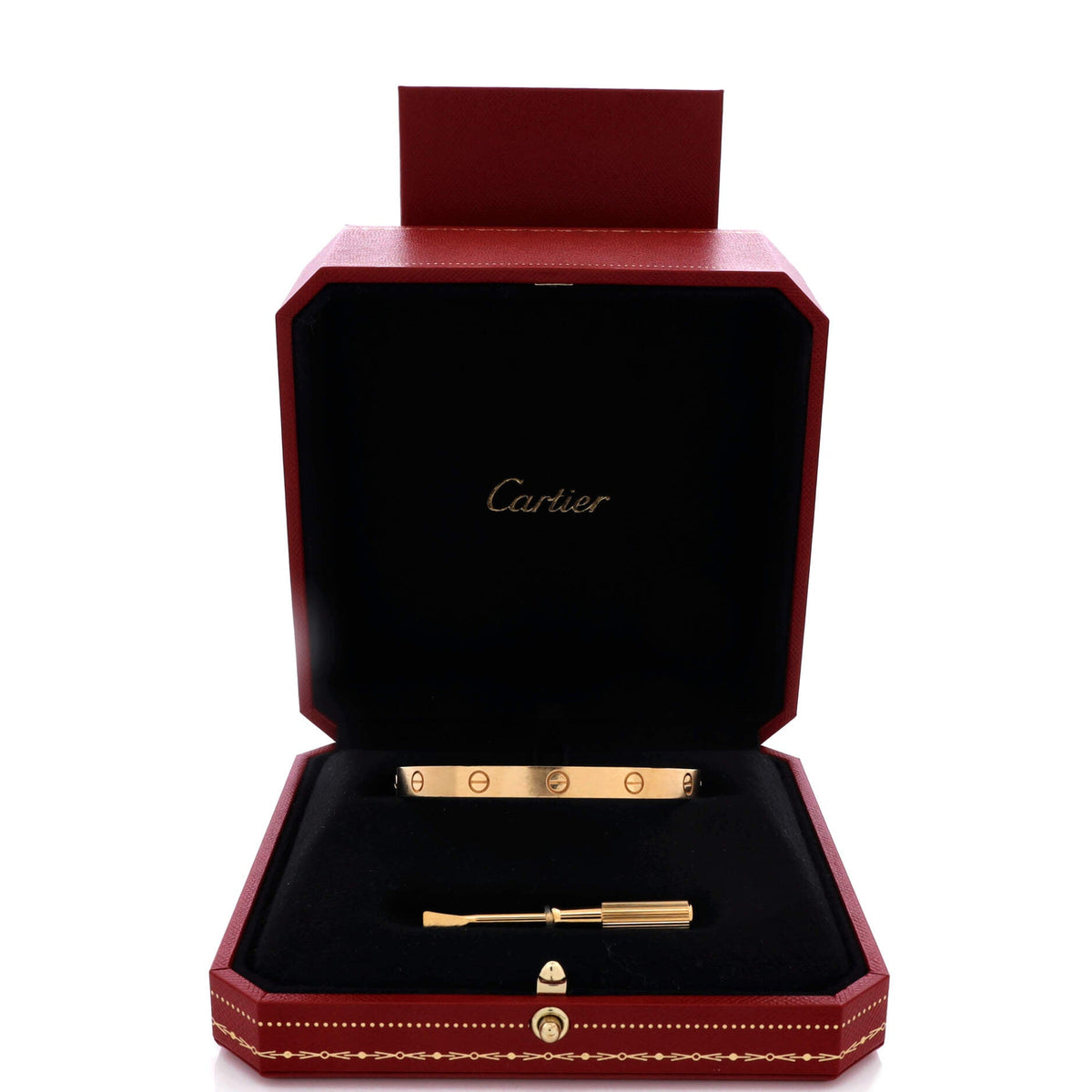 Cartier Love Bracelet Brushed 18K Yellow Gold – view 2