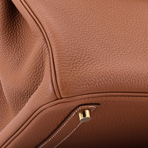 Hermes Birkin Handbag Gold Togo with Gold Hardware 30 - view 8