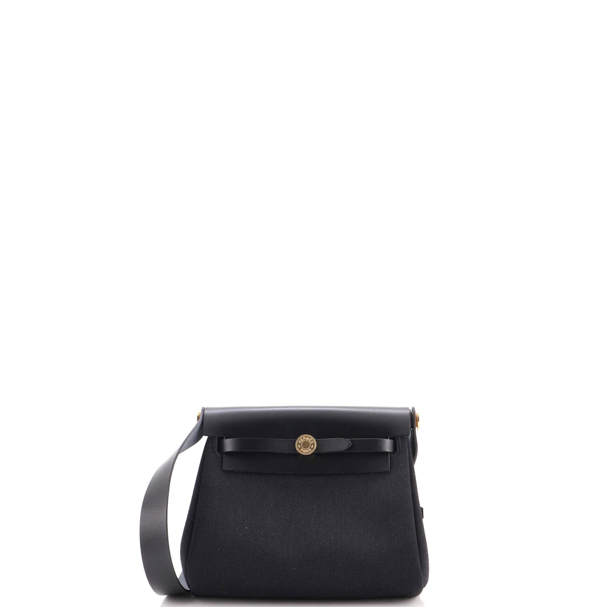 Hermes Herbag Zip Toile and Leather 20