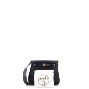 Hermes Herbag Zip Toile and Leather 20 - view 2