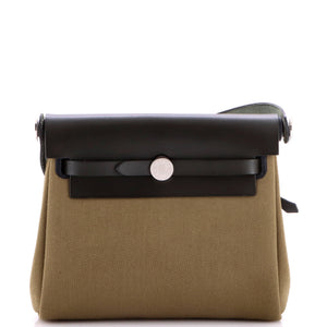 Hermes Herbag Zip Toile and Leather 20 - view 1