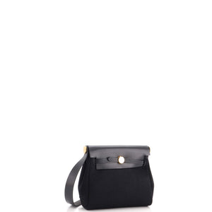 Hermes Herbag Zip Toile and Leather 20 - view 2