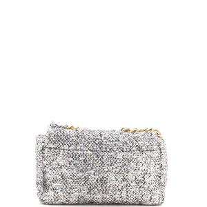 Chanel 19 Flap Bag Quilted Sequins Medium - view 3