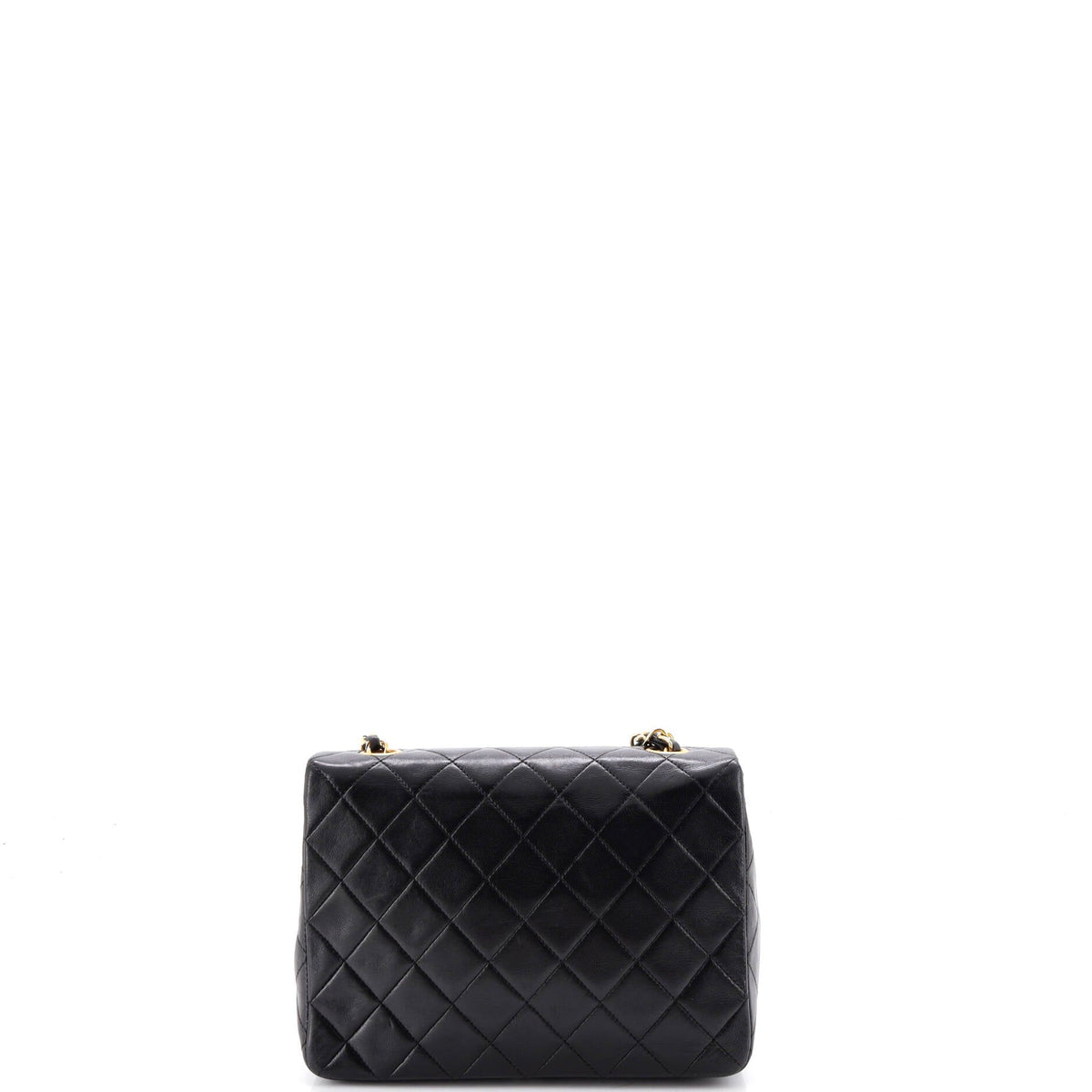Vintage Square Classic Flap Bag Quilted Lambskin Small