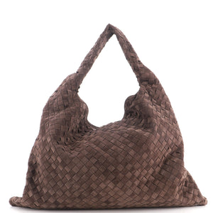 Bottega Veneta Hop Hobo Intrecciato Suede Large - view 1