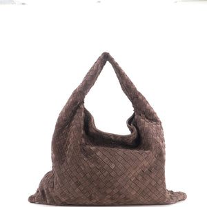 Bottega Veneta Hop Hobo Intrecciato Suede Large - view 3