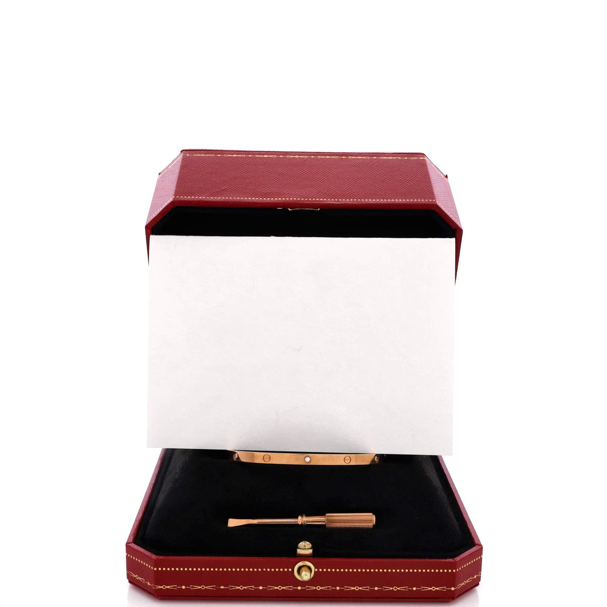 Cartier Love 6 Diamond Bracelet 18K Rose Gold and Diamonds Small – view 2