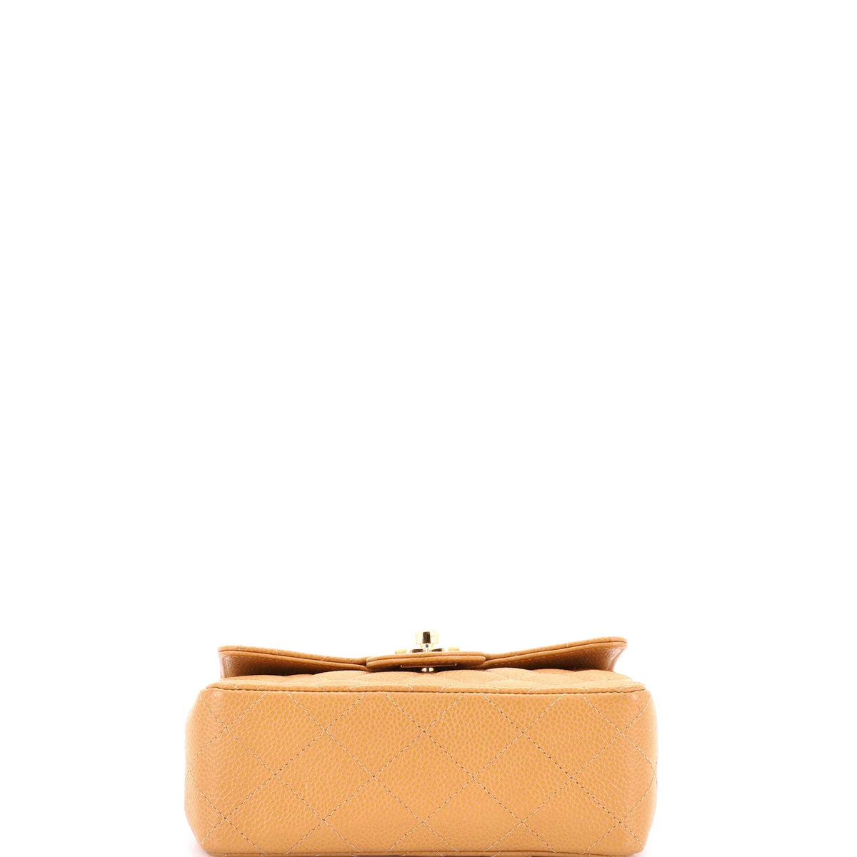 Vintage Square Classic Single Flap Bag Quilted Caviar Mini