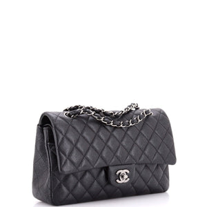 Chanel Classic Double Flap Bag Quilted Iridescent Caviar Medium - view 2